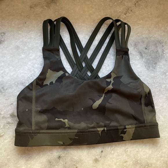 lululemon athletica Other - Lululemon Camo Three Stripes Adjustable Sports Bra 4